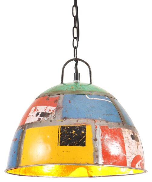 Industrialna lampa wisząca, 25 W, kolorowa, okrągła, 31 cm, E27