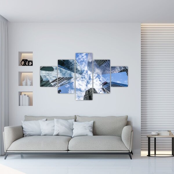 Obraz drapaczy chmur (125x70 cm)