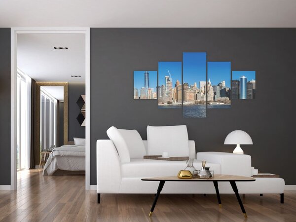Obraz - Manhattan w Nowym Jorku (125x70 cm)