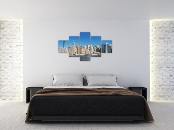 Obraz - Manhattan w Nowym Jorku (125x70 cm)