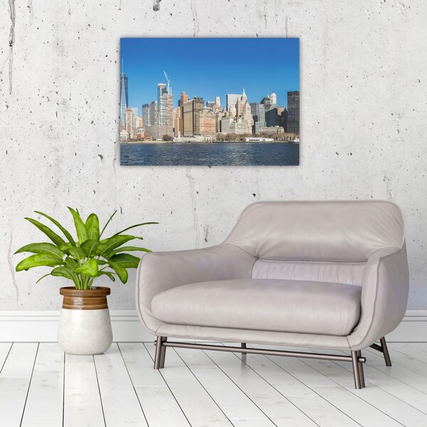 Obraz - Manhattan w Nowym Jorku (70x50 cm)