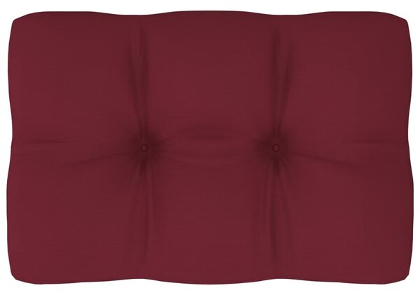 Poduszka na paletę, winna czerwień, 60x40x10 cm, tkanina