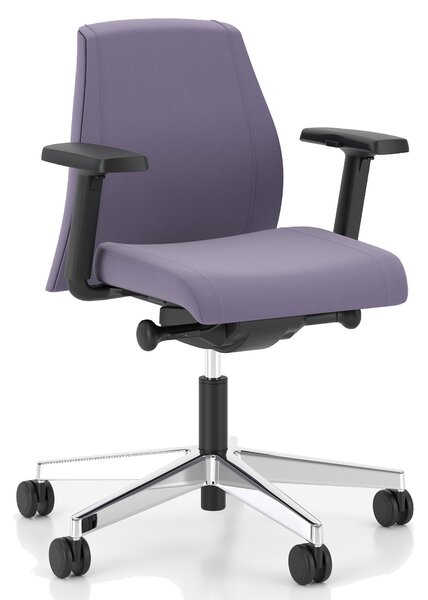 Krzesło biurowe z regulacjami Viden Swivel Chair LB UPH z niskim oparciem