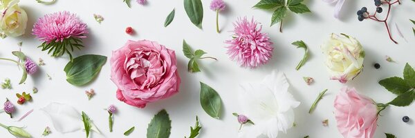 Obraz delikatna zacisze z kwiatów