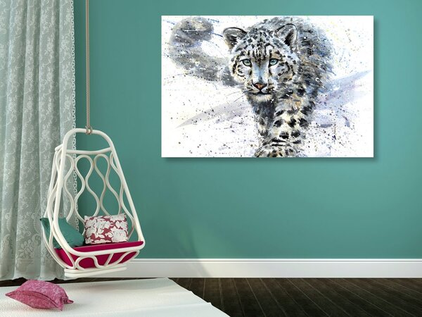 Obraz kreskówkowy leopard