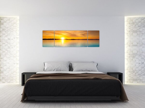 Obraz wschodu słońca (170x50 cm)