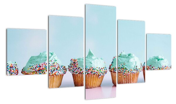 Obraz cupcakes (125x70 cm)