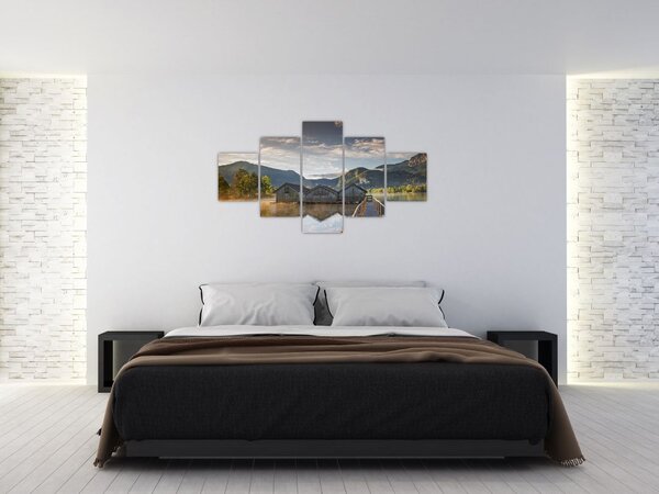 Obraz jeziora (125x70 cm)