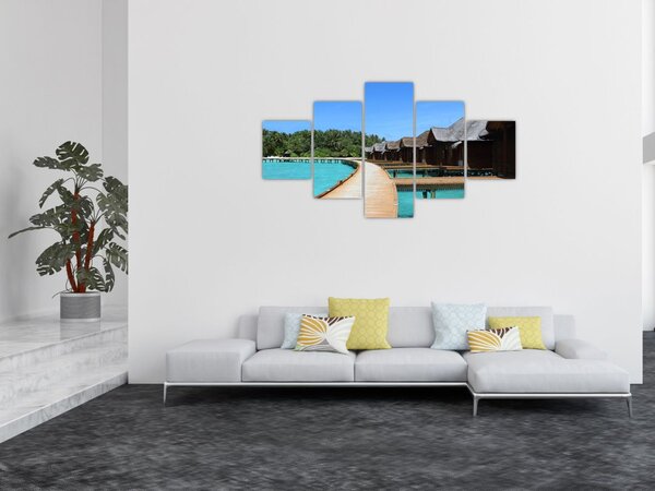 Obraz Malediwów (125x70 cm)