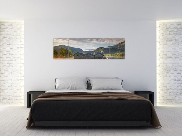 Obraz jeziora (170x50 cm)