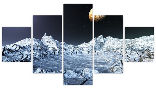 Obraz kosmosu (125x70 cm)