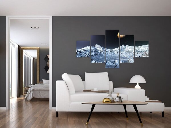 Obraz kosmosu (125x70 cm)