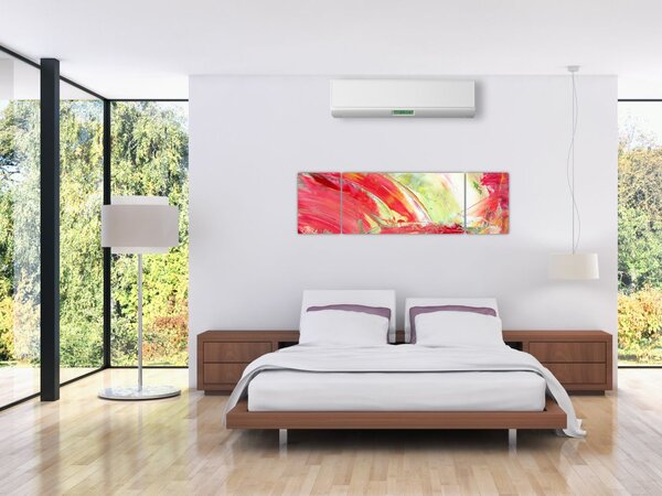 Obraz abstrakcji - malarstwo (170x50 cm)