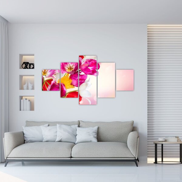 Obraz tulipanów (125x70 cm)