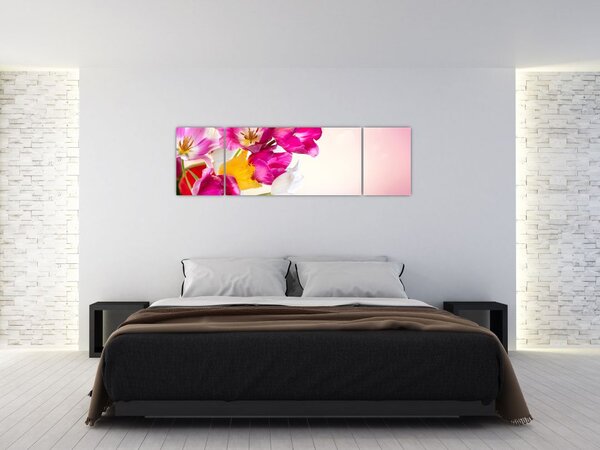 Obraz tulipanów (170x50 cm)