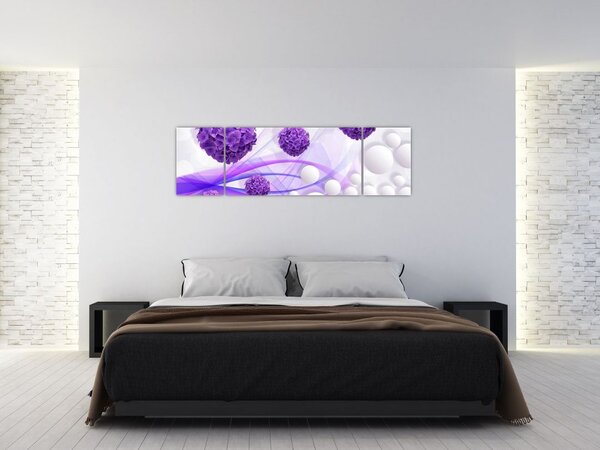 Zdjęcie - Kulki, kulki, kwiaty, ... (170x50 cm)