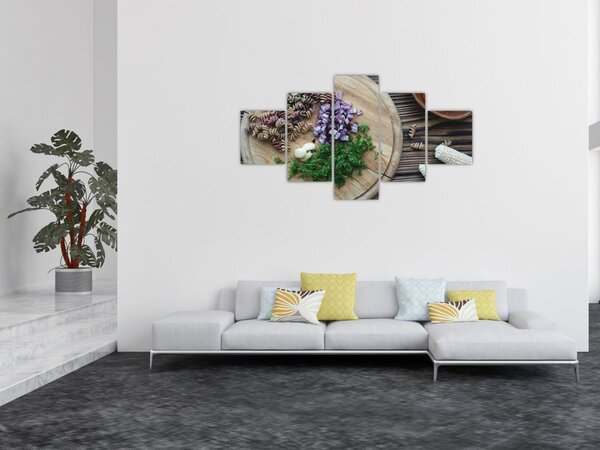 Obraz - Z deski kuchennej (125x70 cm)