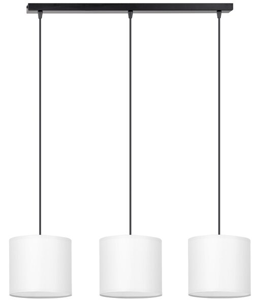 BERYL 3 BL WHITE 208/3 lampa wisząca duże abażury regulowana wysokość różne kolory