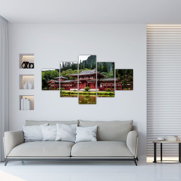 Obraz - klasztor buddyjski (125x70 cm)