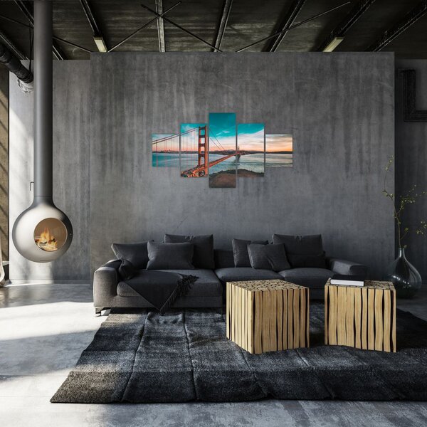 Obraz - Golden Gate, San Francisco (125x70 cm)
