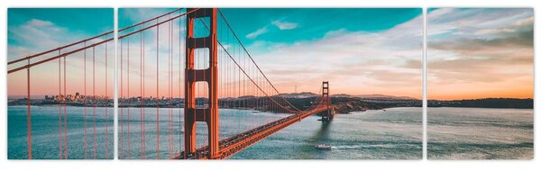 Obraz - Golden Gate, San Francisco (170x50 cm)