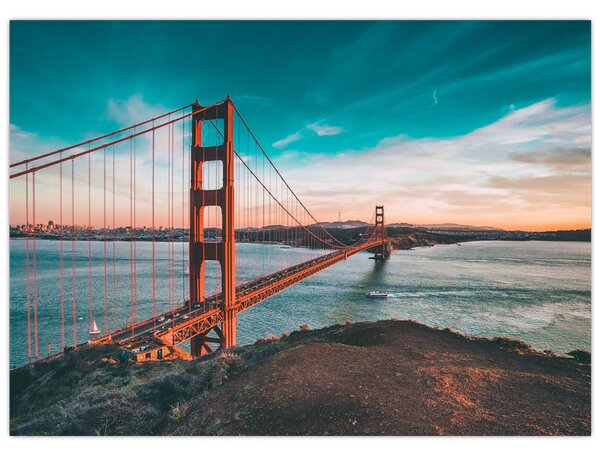 Obraz - Golden Gate, San Francisco (70x50 cm)