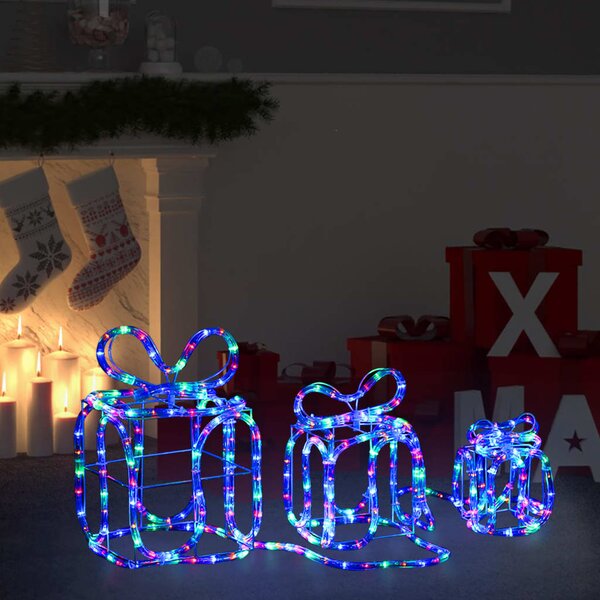 Dekoracja świąteczna: prezenty ze 180 LED, do domu i ogrodu