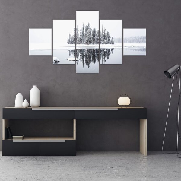 Obraz - Było biało (125x70 cm)