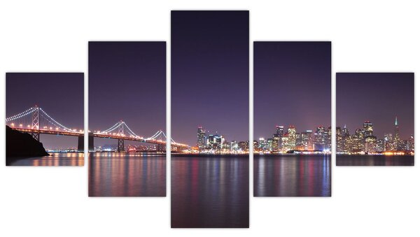 Obraz przedstawiający San Francisco, Kalifornia (125x70 cm)