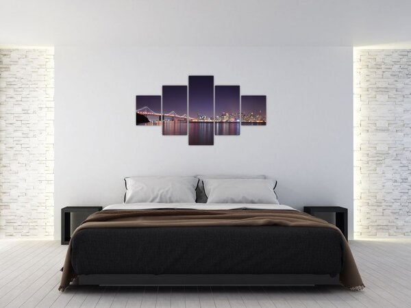 Obraz przedstawiający San Francisco, Kalifornia (125x70 cm)