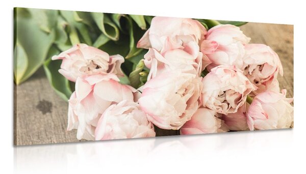 Obraz romantyczny bukiet kwiatów