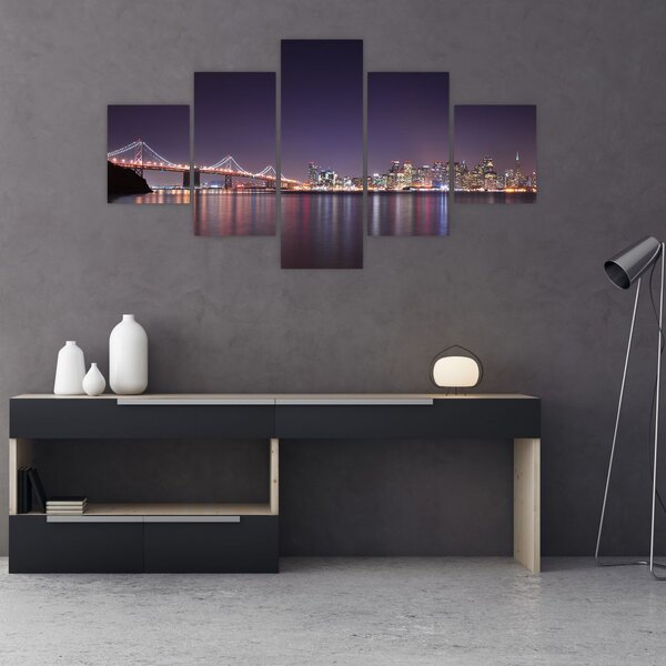 Obraz przedstawiający San Francisco, Kalifornia (125x70 cm)