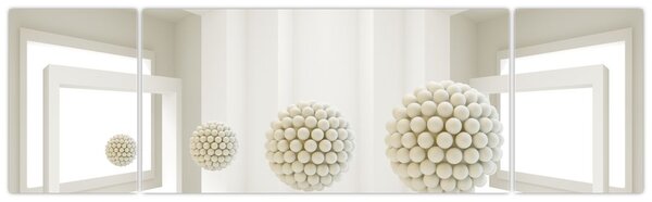 Obraz -Spojrzenie do wnętrza - abstrakcja (170x50 cm)