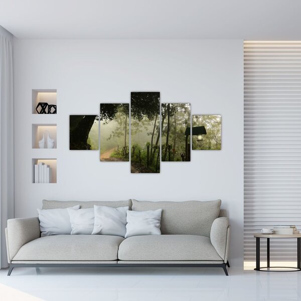 Obraz porannej mgły (125x70 cm)