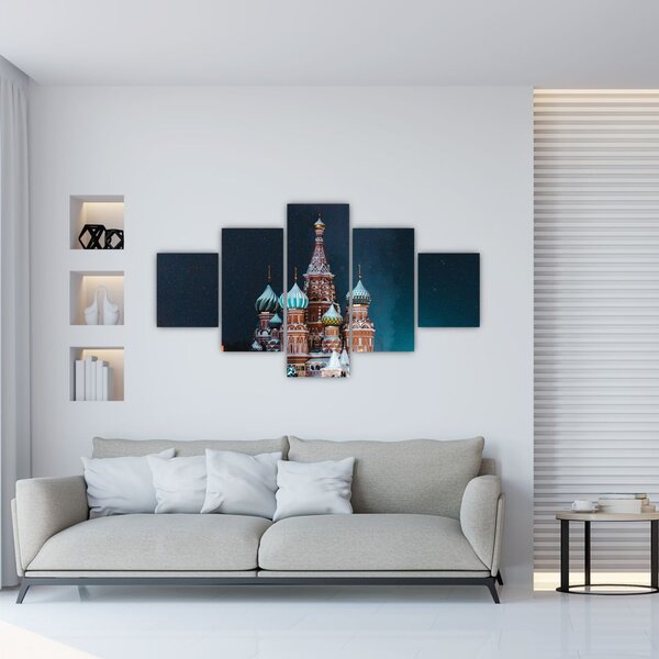 Obraz budowy w Rosji (125x70 cm)