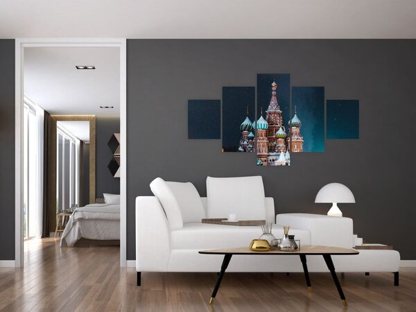 Obraz budowy w Rosji (125x70 cm)