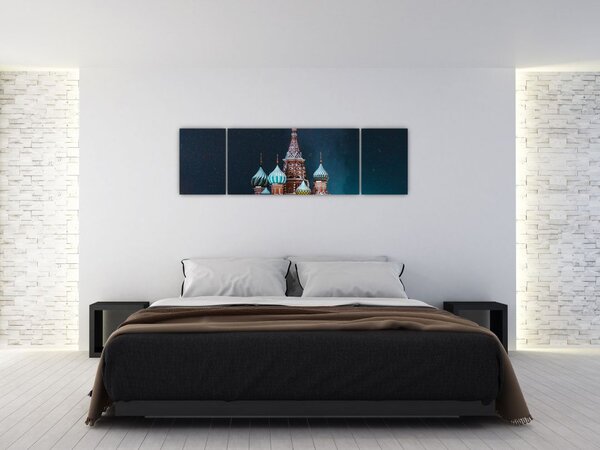 Obraz budowy w Rosji (170x50 cm)