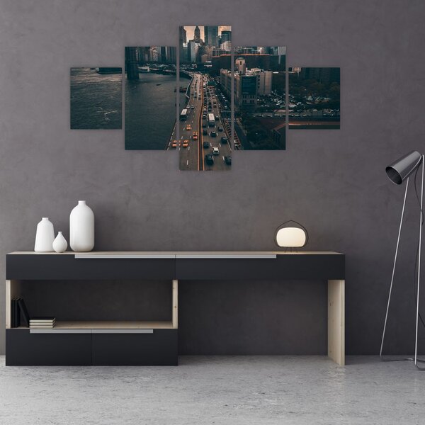 Obraz Manhattanu (125x70 cm)