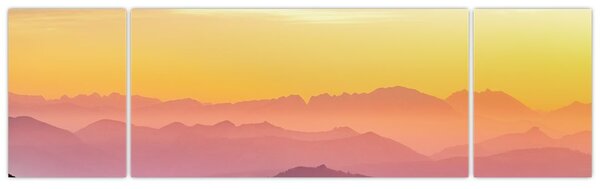 Obraz kolorowego nieba (170x50 cm)