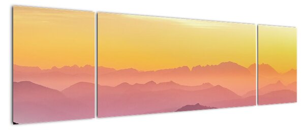 Obraz kolorowego nieba (170x50 cm)