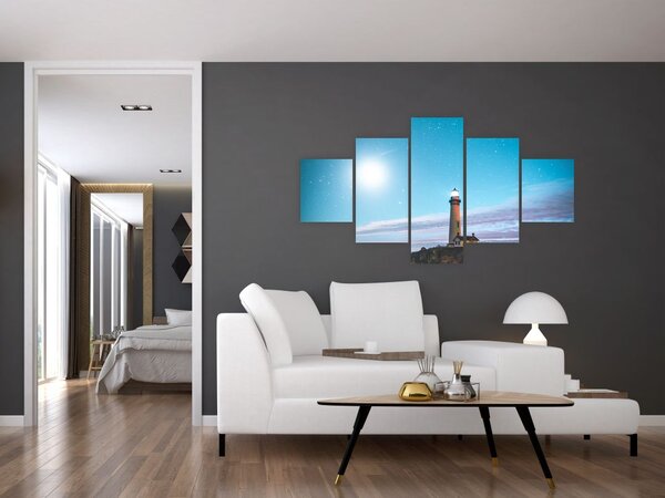 Obraz latarni morskiej (125x70 cm)