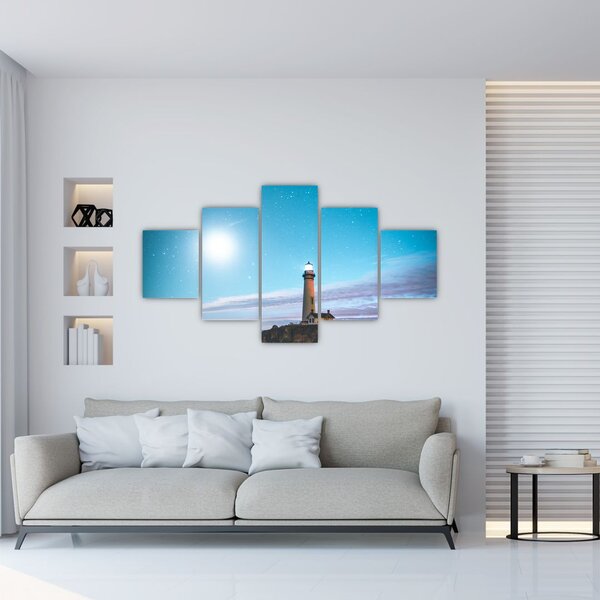 Obraz latarni morskiej (125x70 cm)