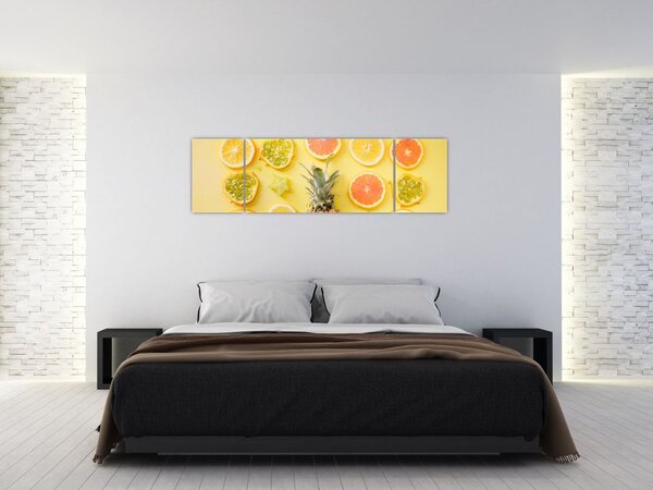 Obraz owoców (170x50 cm)
