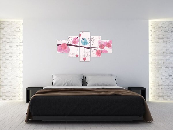 Obraz - Czas miłości (125x70 cm)