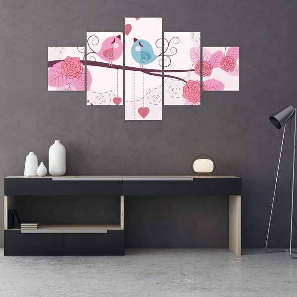Obraz - Czas miłości (125x70 cm)