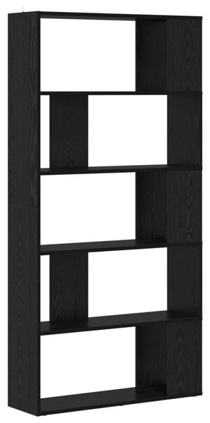 Szafka na książki czarny dąb 80 x 24 x 159 cm