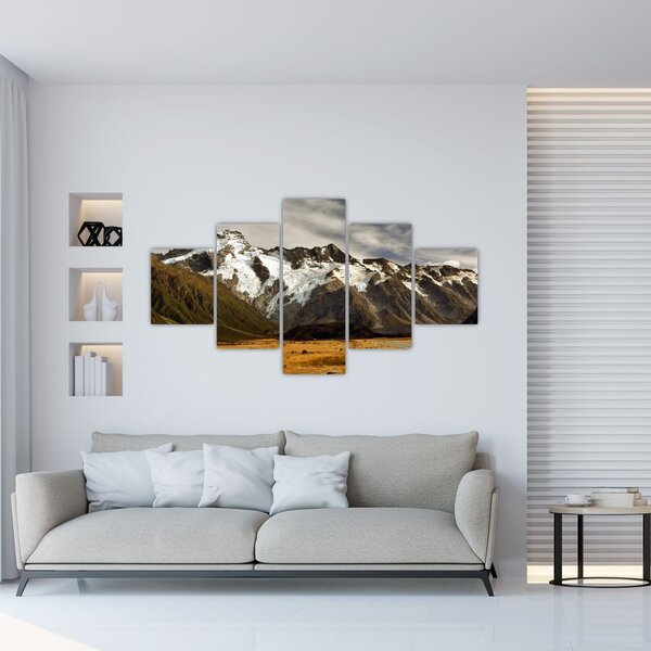 Obraz góry Sefton, Nowa Zelandia (125x70 cm)