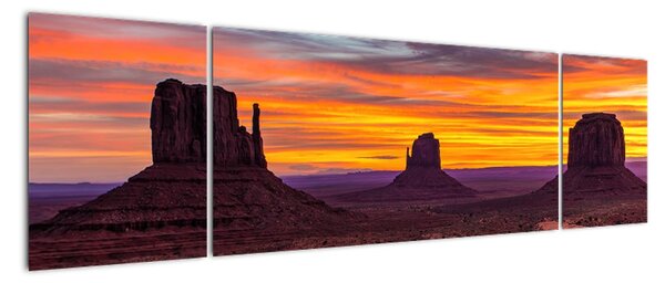 Obraz - Monument Valley v Arizonie (170x50 cm)