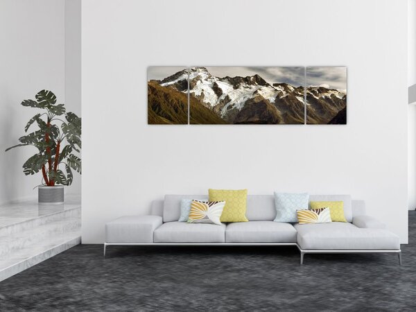 Obraz góry Sefton, Nowa Zelandia (170x50 cm)