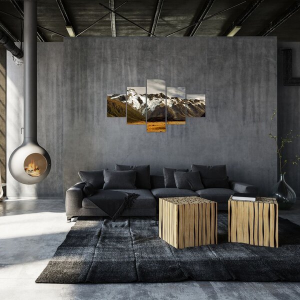 Obraz góry Sefton, Nowa Zelandia (125x70 cm)
